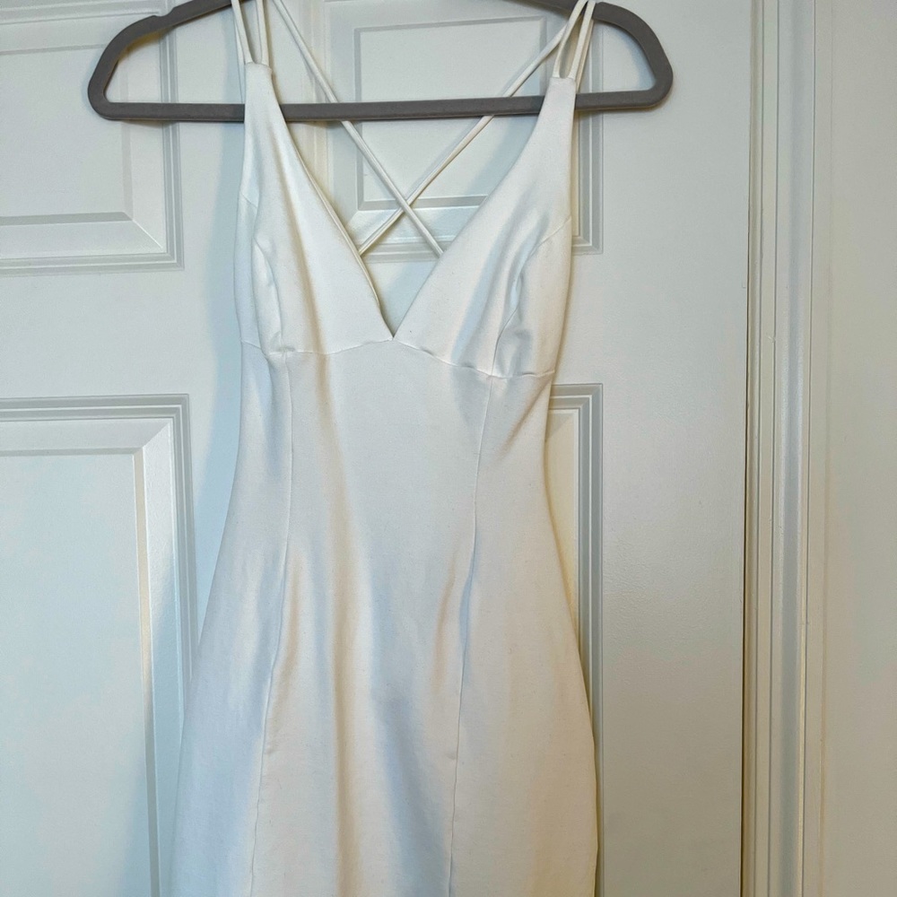 Lulu bodycon white dress